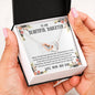 To Our Daughter - Never Forget - Interlocking Hearts Necklace
