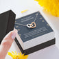 Godmother Gift - Interlocking Hearts Necklace For Godmother, Jewelry Thank You Gifts, Best Godmother Present, Wedding Thank You Card For Godmother, Proposal, Fairy