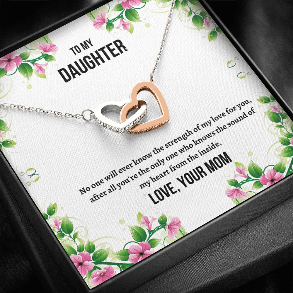 To my hotsell daughter interlocking necklace