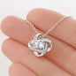 To My Future Wife - You Are My Bestfriend - Love Knot Necklace