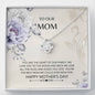 Mom - Moon And Back Love Knot Necklace, Mother's Day Gift, Mom Card, Son Gift to Mom, Gift For Wife, Gift Ideas, Stepmom, Personalized Gifts, Gift From Kids, Gift For Her
