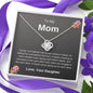 To My Mom - Never Giving Up - Love Knot Necklace