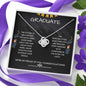 Graduate 2021 - Skies The Limit Love Knot Necklace, Graduation, Graduation Gift, Graduation Card, Gift Ideas, Graduation Present, Senior Graduate, Graduation Jewelry