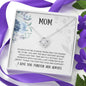 Mom - Best Mother - Love Knot Necklace, Mother's Day Gift, Mother Daughter Gift, Gift Idea for Mom, Birthday Gift, Mother Jewelry, Mothers Day Card, Mom Gift, Gift from Son