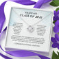 Graduate Class 2021 Love Knot Necklace, Graduation, Graduation Gift, Graduation Card, Gift Ideas, Graduation Present, Senior Graduate, Graduation Jewelry, Graduate 2021