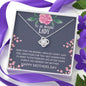 Mother - Admiration Love Knot Necklace, Mothers Day Gift, Gift, Mothers Day Card, Child Mother Gift, Happy Mothers Day, Jewelry, Mom Gift, Mother's Daughter Gift