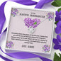 To My Granddaughter - The Most Beautiful Chapters - Love Knot Necklace, Gifts for Granddaughters, Granddaughter Necklace, For Granddaughters