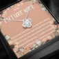 To My Future Wife - You Are My Bestfriend - Love Knot Necklace
