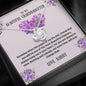 To My Granddaughter - The Most Beautiful Chapters - Love Knot Necklace, Gifts for Granddaughters, Granddaughter Necklace, For Granddaughters