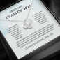 Graduate Class 2021 Love Knot Necklace, Graduation, Graduation Gift, Graduation Card, Gift Ideas, Graduation Present, Senior Graduate, Graduation Jewelry, Graduate 2021