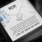 Mom - Best Mother - Love Knot Necklace, Mother's Day Gift, Mother Daughter Gift, Gift Idea for Mom, Birthday Gift, Mother Jewelry, Mothers Day Card, Mom Gift, Gift from Son