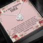 Nurses - Like Angels Love Knot Necklace - Gift for Nurse, Present, Gift Card, Thank You, Appreciation, Graduate, Leaving Card, Ornament, Life Gifts, Bracelet