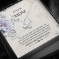 Mom - Moon And Back Love Knot Necklace, Mother's Day Gift, Mom Card, Son Gift to Mom, Gift For Wife, Gift Ideas, Stepmom, Personalized Gifts, Gift From Kids, Gift For Her