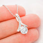 To My Daughter - Never Forget That I Love You - Alluring Beauty Necklace, Gift For Daughter, Daughter Jewelry, Daughter Necklace From Mom