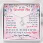 To My Wonderful Mom - You Are The World - Alluring Beauty Necklace, Necklace For Mom, Gift From Daughter, Mom Birthday Gift, Jewelry For Mom