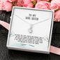 Soul Sister Alluring Beauty Necklace - Unbiological Sister, Soul Sister, Best Friend Gift, Bonus Sister, Bestie Friend Jewelry