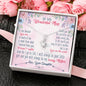 To My Wonderful Mom - You Are The World - Alluring Beauty Necklace, Necklace For Mom, Gift From Daughter, Mom Birthday Gift, Jewelry For Mom