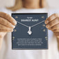 Dearest Aunt - Always A Treat Alluring Beauty Necklace - Gift For Aunt, Aunt Gift, Aunt, Auntie, Card For Aunt, Auntie Gift, Aunt And Niece Gift, Aunty Birthday, Best Aunt Gift