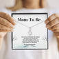 Mom To Be - Littlest Feet - Alluring Beauty Necklace - New Mommy Gift, New Mom Jewelry, New Mom Necklace, New Mother Gift, Baby Shower Gift, Pregnancy Gift