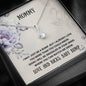 To My Mommy - Love You More - Alluring Beauty Necklace - Baby Mother, New Mommy Gift, New Mom Jewelry, New Mom Necklace, New Mother Gift, Baby Shower Gift, Pregnancy Gift