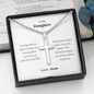 To My Daughter - Beautiful Chapters - Artisan Cross Necklace