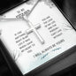 Love Of My Life - Artisan Cross Necklace, Anniversary Gift For Husband, Gifts For Husband, Husband Birthday Gift, Card For Husband, Wife To Husband, Father's Day Gift