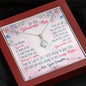 To My Wonderful Mom - You Are The World - Alluring Beauty Necklace, Necklace For Mom, Gift From Daughter, Mom Birthday Gift, Jewelry For Mom