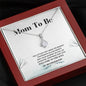 Mom To Be - Littlest Feet - Alluring Beauty Necklace - New Mommy Gift, New Mom Jewelry, New Mom Necklace, New Mother Gift, Baby Shower Gift, Pregnancy Gift