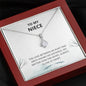 Niece - Always Close At Heart Alluring Beauty Necklace - Niece Card, Niece Birthday Card, Necklace, Niece Gift, Gift for Niece, Card For Niece, Birthday