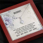 To My Mommy - Love You More - Alluring Beauty Necklace - Baby Mother, New Mommy Gift, New Mom Jewelry, New Mom Necklace, New Mother Gift, Baby Shower Gift, Pregnancy Gift