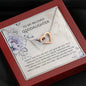 Goddaughter Gifts From Godmother- Goddaughter Baptism, Goddaughter Interlocking Hearts Necklace, First Communion, Girl Birthday, Christening, Confirmation Gifts for Girls