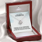 To My Step-Daughter - Love Knot Necklace, Bonus Daughter, Adopted Daughter, Daughter In Law Gift, Future Daughter, From Step Dad, From Step Mom