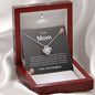 To My Mom - Never Giving Up - Love Knot Necklace