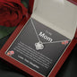 To My Mom - Never Giving Up - Love Knot Necklace