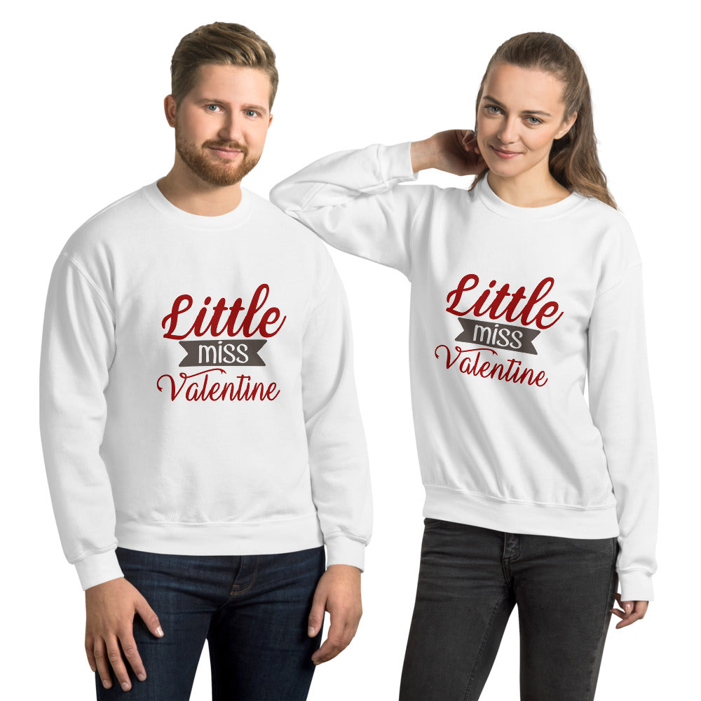 Little miss valentine - Unisex Sweatshirt