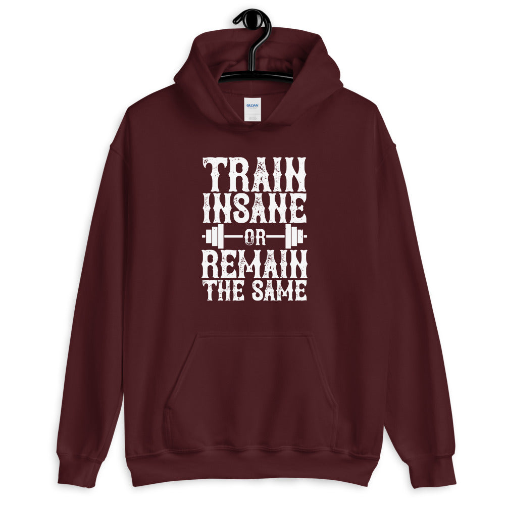 Train insane or remain the same - Unisex Hoodie