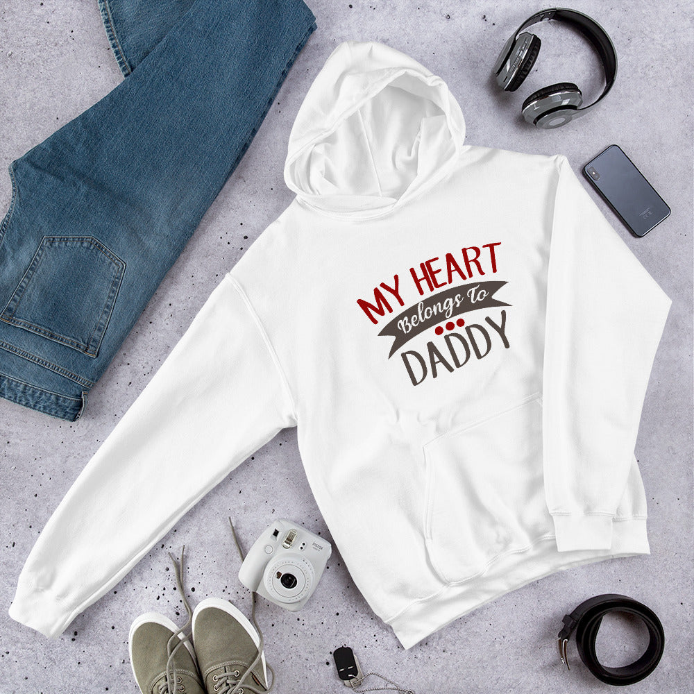 My heart belongs to daddy - Unisex Hoodie