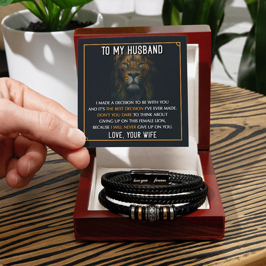 My Husband - Best Decision - Forever Bracelet