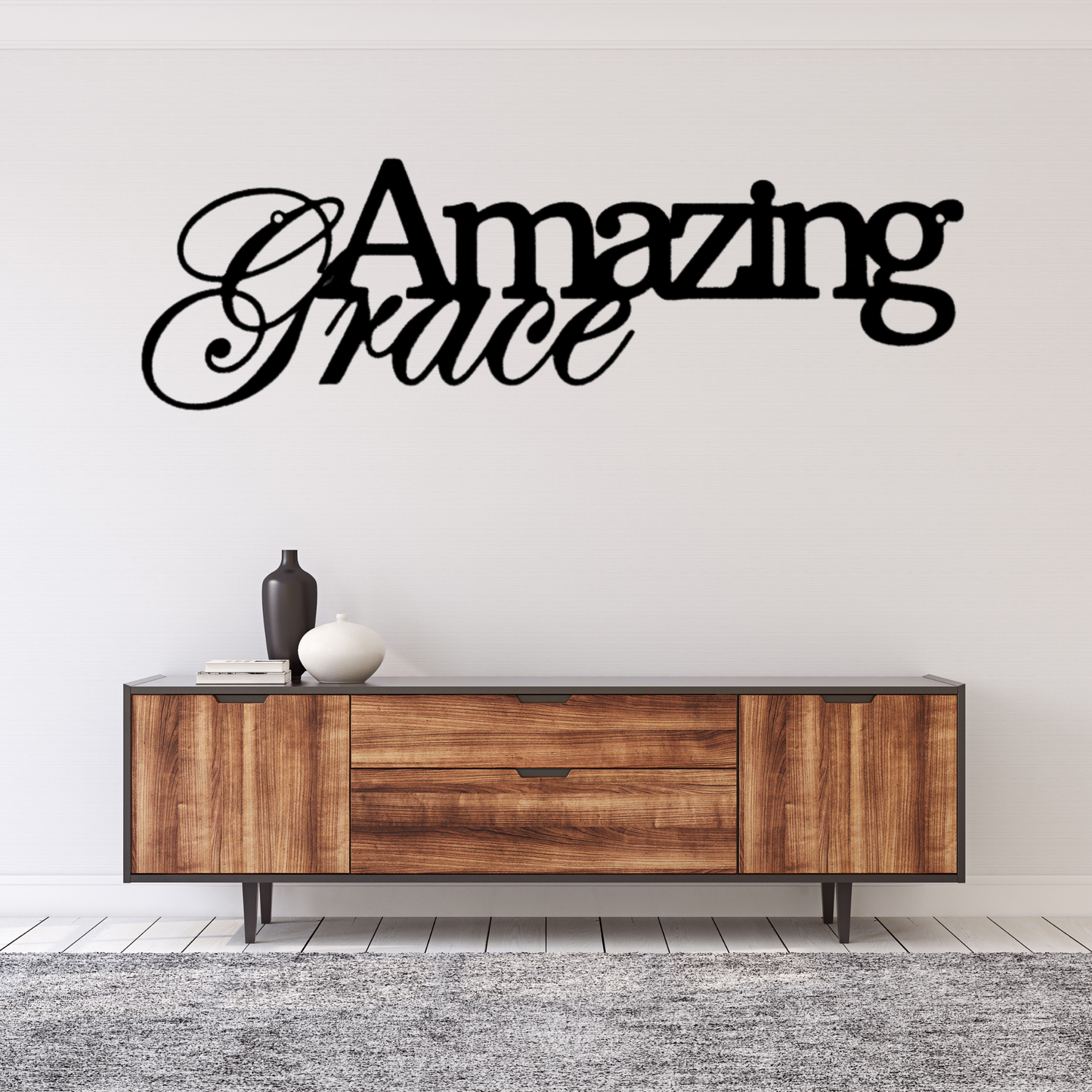 Amazing Grace - Steel Sign, Steel Signs, House Decor, Wall Art, Outdoor Signs, Metal Signs, Metal Decorative Sign, Indoor Sign