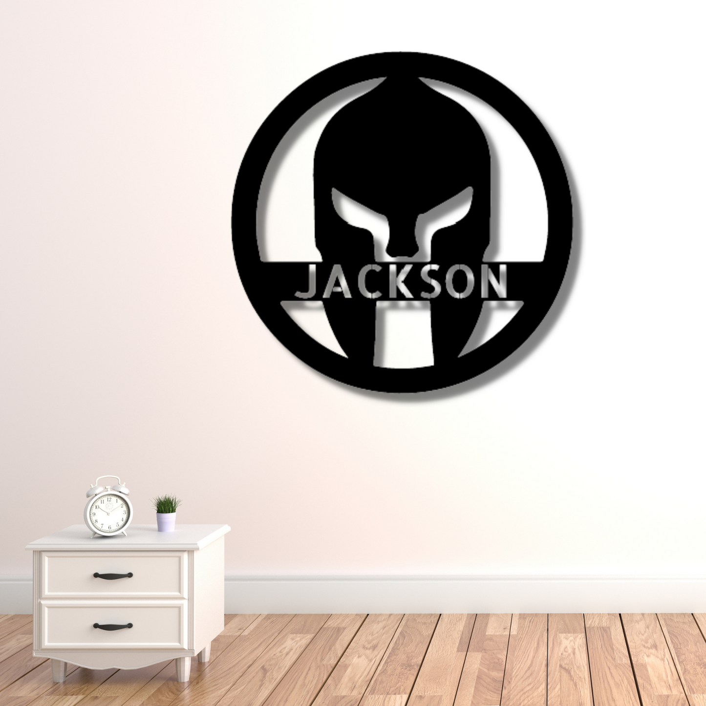 Spartan Helmet - Steel Sign, Personalized Metal Wall Decor, House Decor, Wall Art, Outdoor Signs, Metal Signs, Metal Decorative Sign