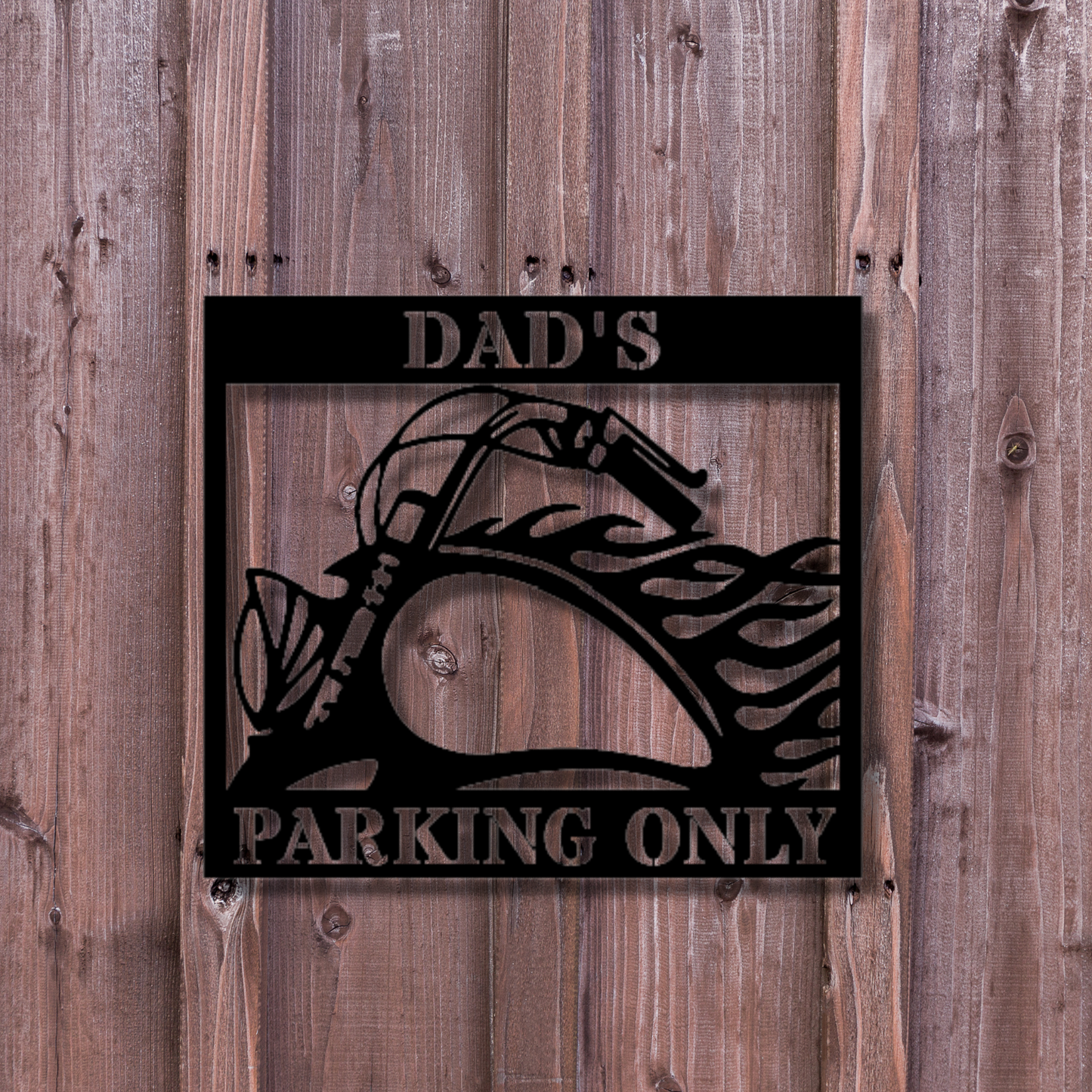 Hog Parking - Steel Sign, Metal Signs, Metal Decorative Sign, Metal Monogram, Outdoor Signs Personalized, Metal Parking Sign