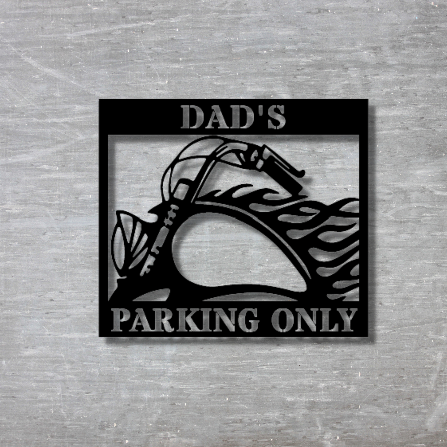 Hog Parking - Steel Sign, Metal Signs, Metal Decorative Sign, Metal Monogram, Outdoor Signs Personalized, Metal Parking Sign