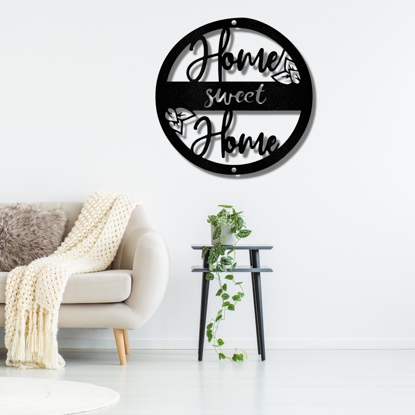 Home Sweet Home - Steel Sign, Personalized Metal Wall Decor, Outdoor Signs, Indoor Sign, Metal Decorative Sign