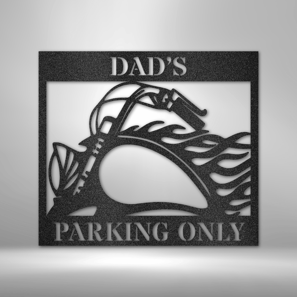 Hog Parking - Steel Sign, Metal Signs, Metal Decorative Sign, Metal Monogram, Outdoor Signs Personalized, Metal Parking Sign