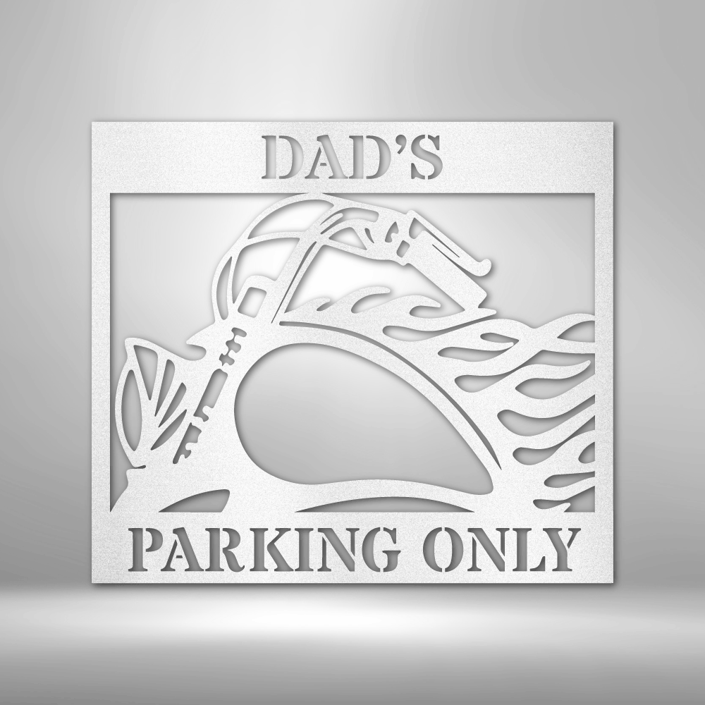 Hog Parking - Steel Sign, Metal Signs, Metal Decorative Sign, Metal Monogram, Outdoor Signs Personalized, Metal Parking Sign