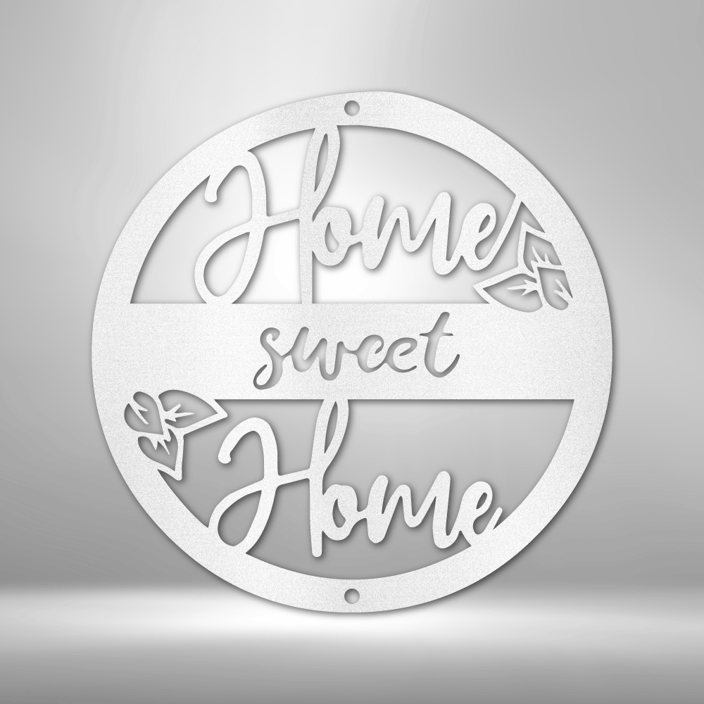 Home Sweet Home - Steel Sign, Personalized Metal Wall Decor, Outdoor Signs, Indoor Sign, Metal Decorative Sign