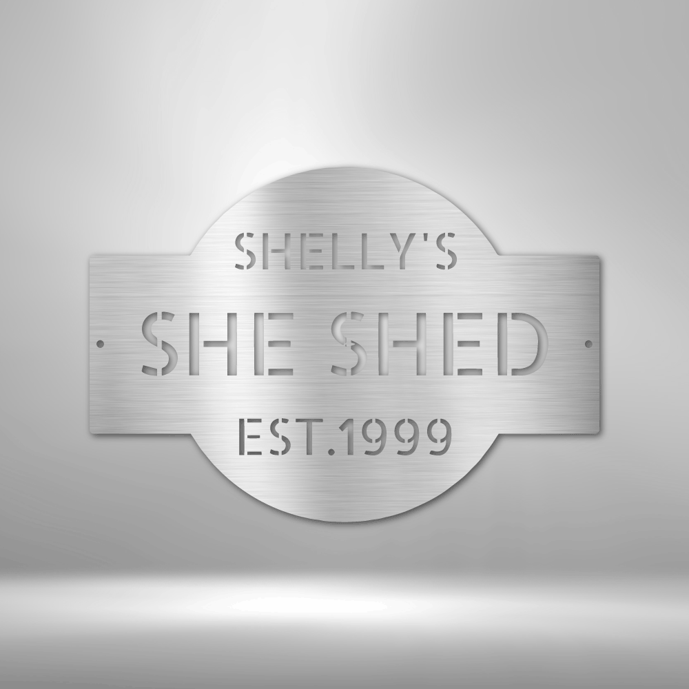 Custom Plaque - Steel Sign, Metal Signs, Metal Decorative Sign, Personalized Metal Wall Decor, Monogram Wall Art, Metal Monogram