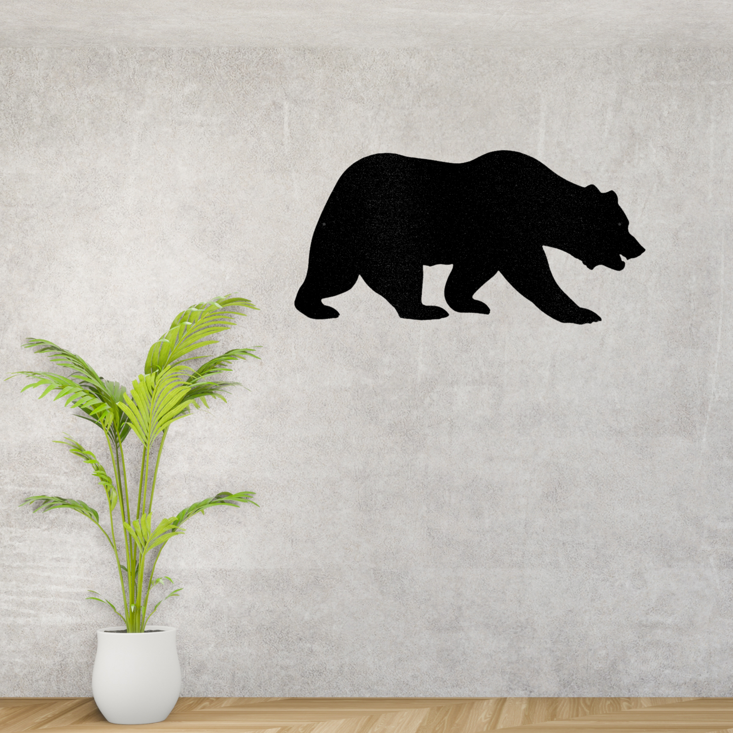 Grizzly Bear - Steel Sign, House Decor, Wall Art, Metal Signs, Metal Decorative Sign, Metal Monogram, Dining Room Wall Deco