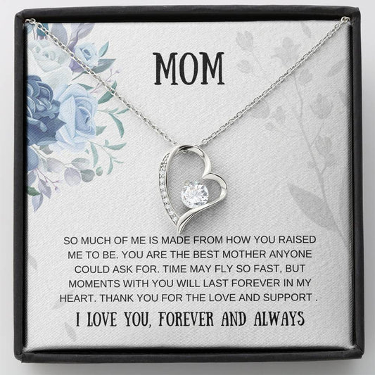 Mom - Best Mother - Forever Love Necklace, Mother's Day Gift, Mother Daughter Gift, Gift Idea for Mom, Birthday Gift, Mother Jewelry, Mothers Day Card, Mom Gift, Gift from Son