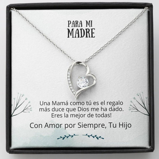 Madre e Hija - Mejor Collar - Colgante Para Madre - Collar de Hijo - Para Mi Madre - Solo Para Mi Madre - Colgante Para Ella